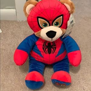 Adorable build a bear spider man bear
